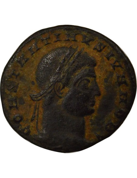 Rome Empire Valentinien Ier Empereur debout 1 nummus Cuivre 364-367 Constantinople