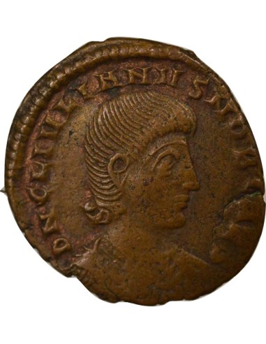Rome Empire Julien II le Philosophe Soldat terrassant Cavalier 1 nummus Cuivre 355-361 Thessalonique
