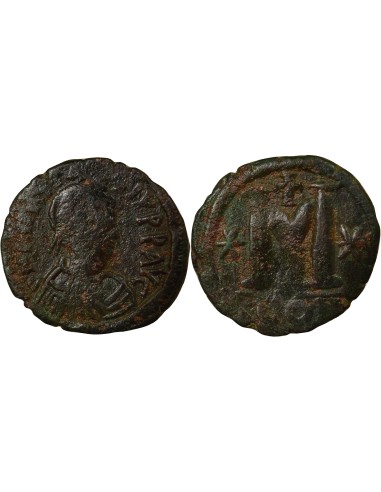 Empire Byzantin Anastase I Anastase - Follis - 498 / 528 Constantinople