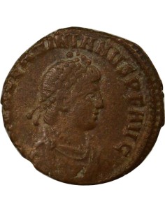 Rome Empire Valentinien II Rome Assise 1 nummus Cuivre 379-383 Constantinople 2