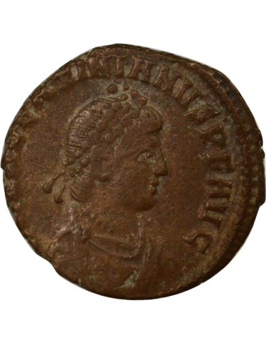 Rome Empire Valentinien II Rome Assise 1 nummus Cuivre 379-383 Constantinople