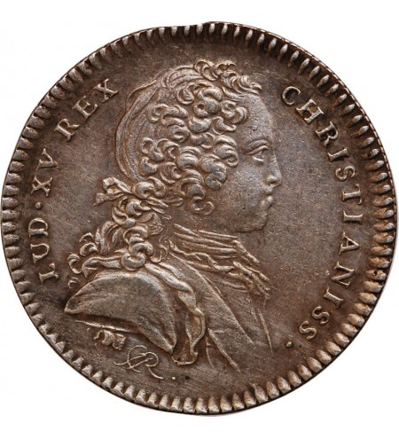 MENUS PLAISIRS DU ROI, LOUIS XV - JETON ARGENT 1716