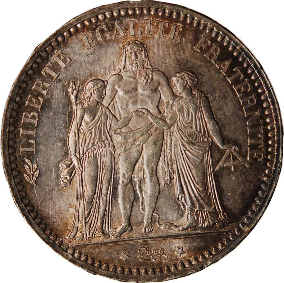 Hercule 5 francs argent 1873 a