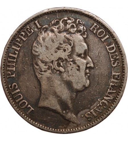 Louis-Philippe Ier 5 francs Argent 1831 B Rouen