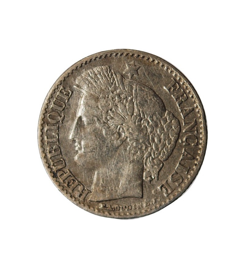 CERES - 20 CENTIMES ARGENT 1851 A PARIS﻿