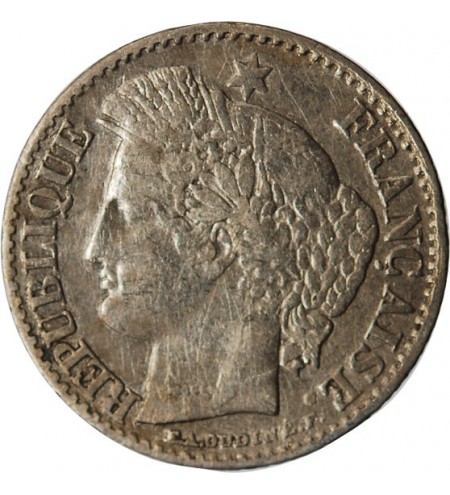 CERES - 20 CENTIMES ARGENT 1851 A PARIS﻿