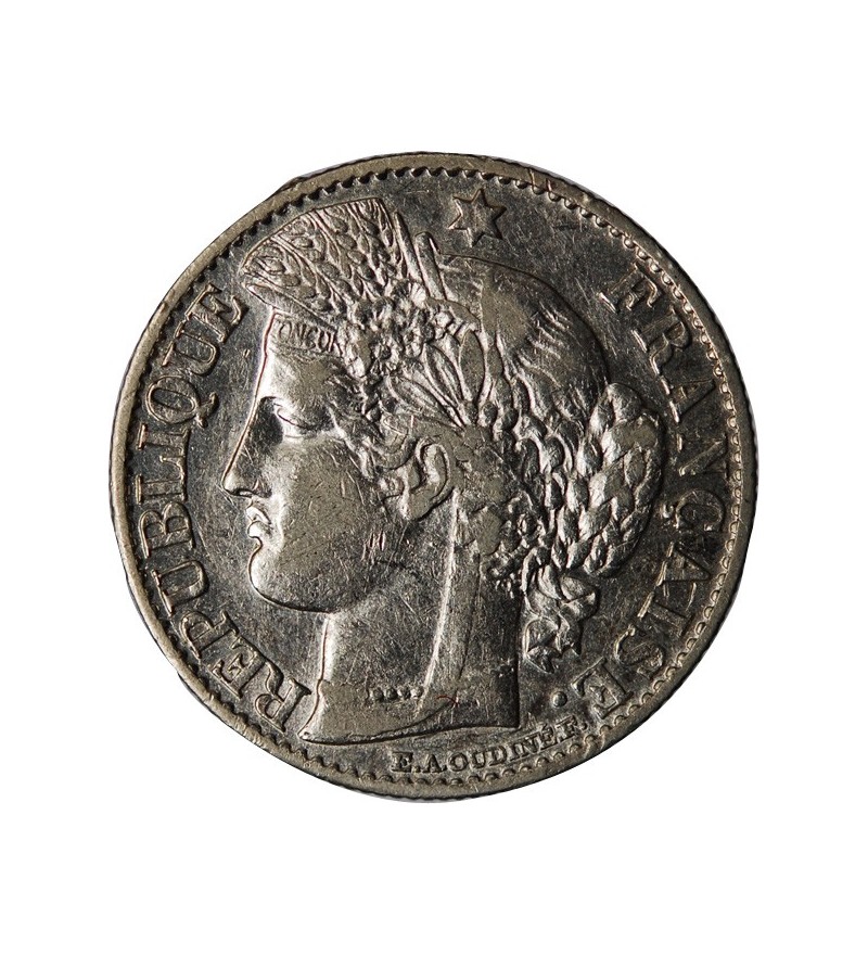 CERES ﻿- 50 CENTIMES ARGENT 1882 A PARIS﻿