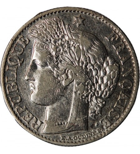 CERES ﻿- 50 CENTIMES ARGENT 1882 A PARIS﻿