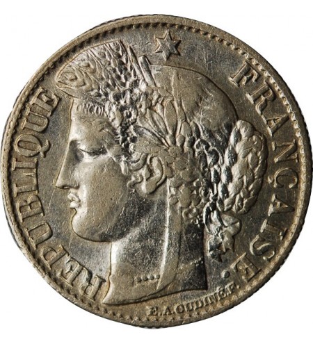 CERES ﻿- 50 CENTIMES ARGENT 1887 A PARIS﻿
