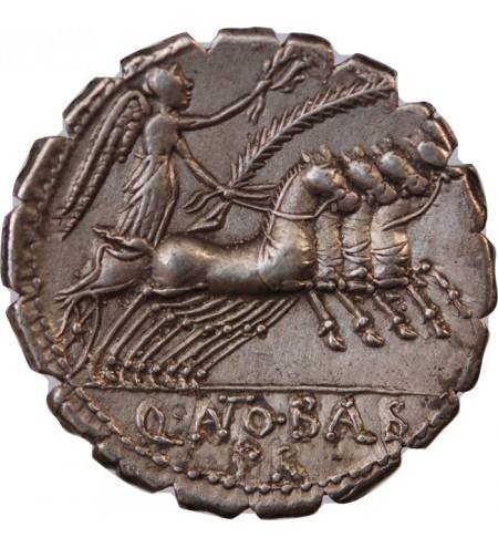 ANTONIA, ANTONIUS BALBUS - DENIER SERRATUS ARGENT 83 / 82