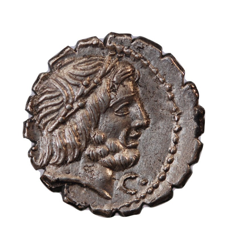 ANTONIA, ANTONIUS BALBUS - DENIER SERRATUS ARGENT 83 / 82