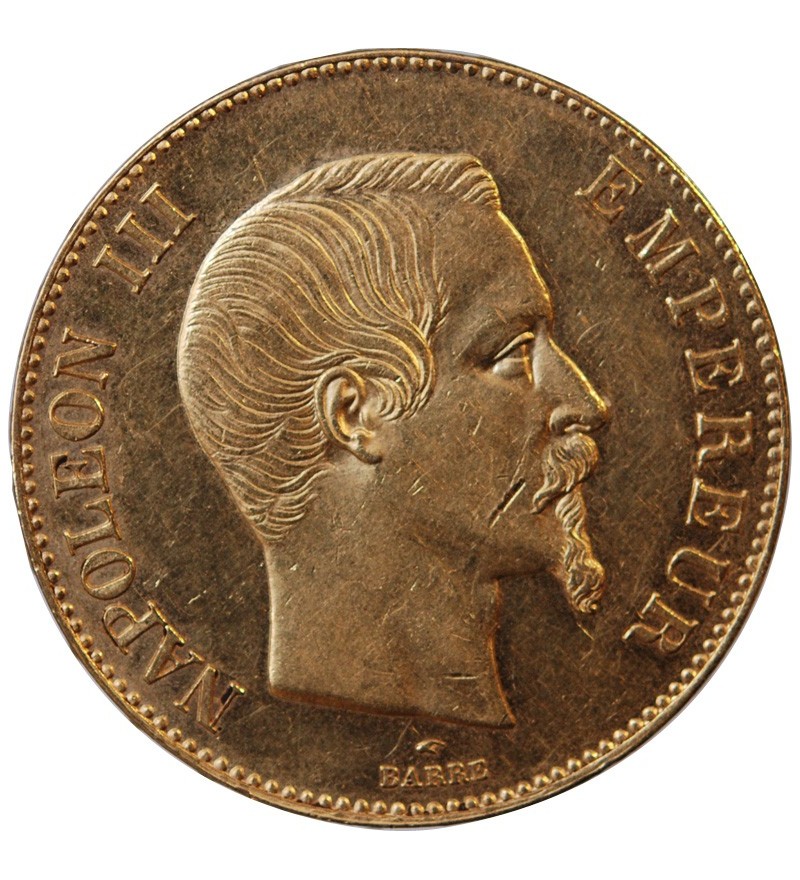 NAPOLEON III - 100 FRANCS OR 1858 A PARIS﻿