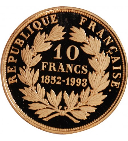 LOUIS NAPOLEON BONAPARTE - 10 FRANCS OR 1852 / 1993