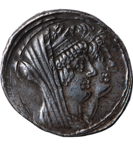ROYAUME SELEUCIDE, CLEOPATRE THEA & ANTIOCHUS VIII - TETRADRACHME ARGENT
