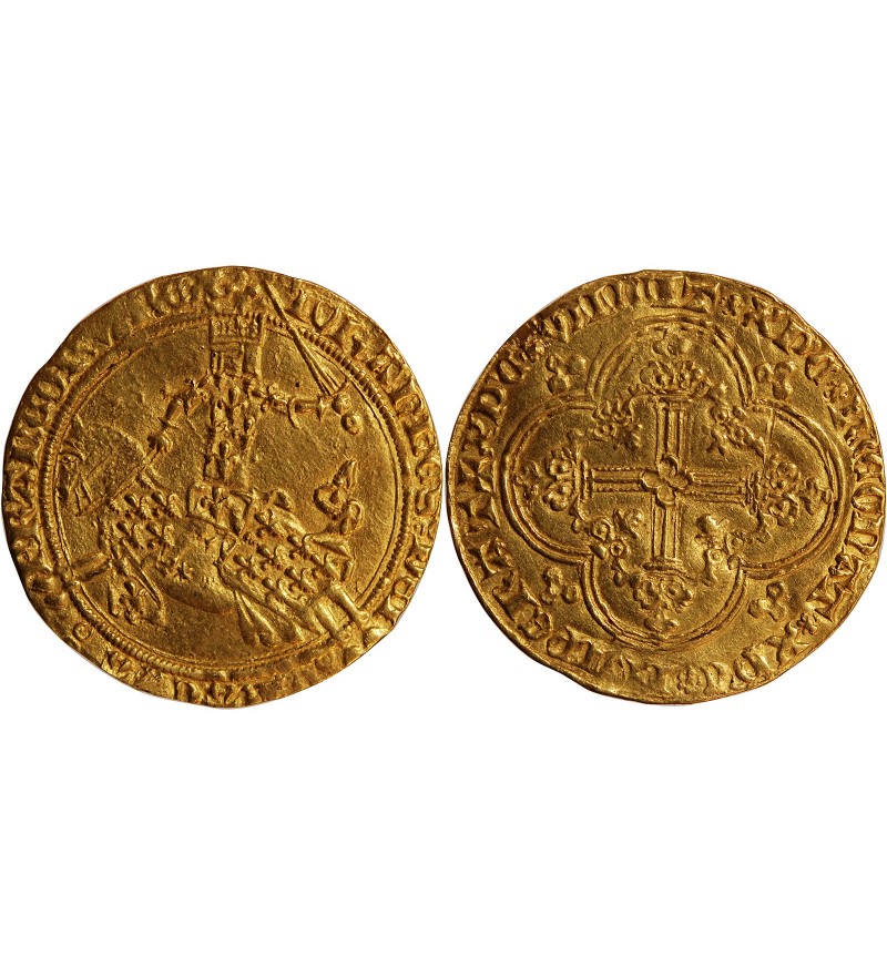 JEAN II LE BON - FRANC A CHEVAL OR 1350 / 1364﻿