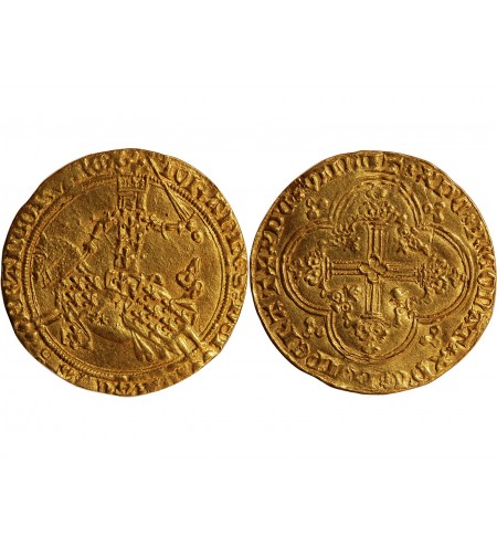 JEAN II LE BON - FRANC A CHEVAL OR 1350 / 1364﻿