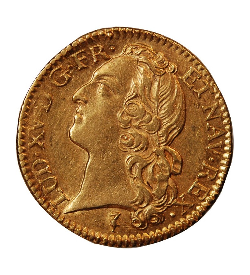 LOUIS XV - LOUIS D'OR AU BANDEAU 1745 W LILLE