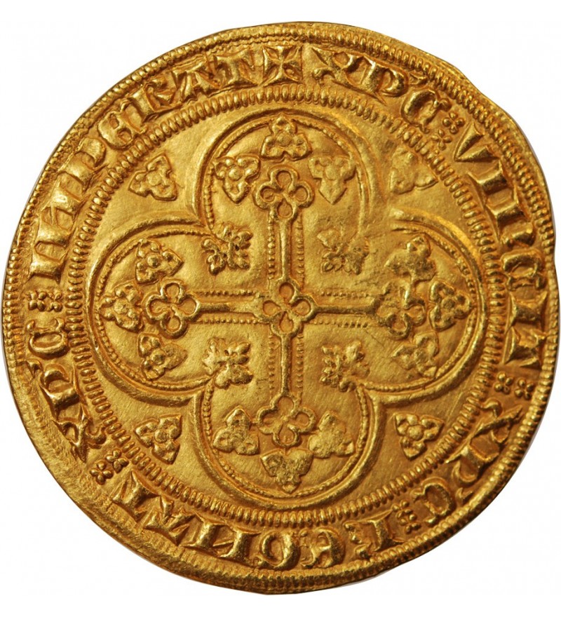 PHILIPPE VI DE VALOIS - ECU D'OR A LA CHAISE 1328 / 1350 ﻿