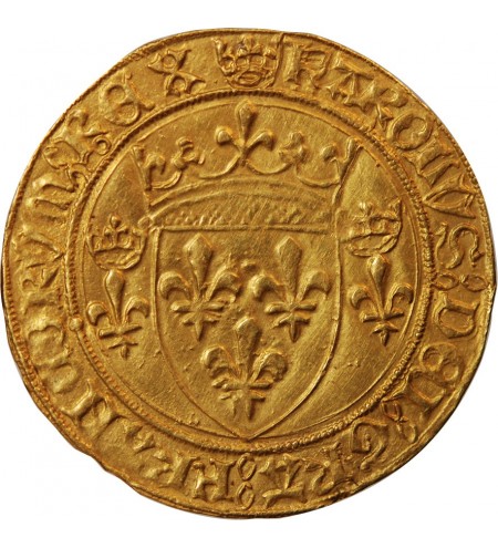 CHARLES VII - ﻿ECU D'OR A LA COURONNE SAINT-LÔ