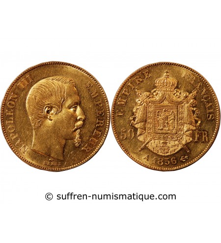 NAPOLEON III ﻿ - 50 FRANCS OR 1856 A PARIS﻿