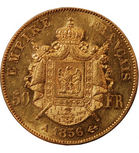 NAPOLEON III ﻿ - 50 FRANCS OR 1856 A PARIS﻿