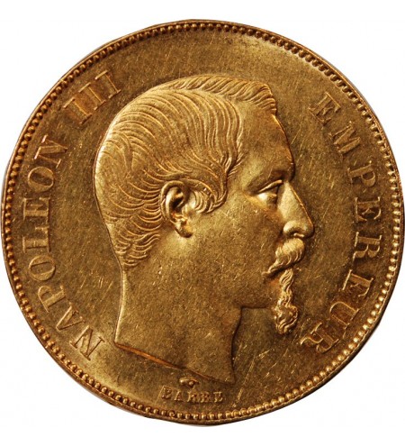 NAPOLEON III ﻿ - 50 FRANCS OR 1856 A PARIS﻿