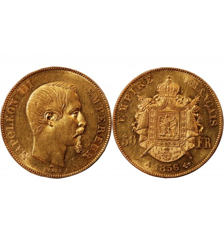 NAPOLEON III ﻿ - 50 FRANCS OR 1856 A PARIS﻿