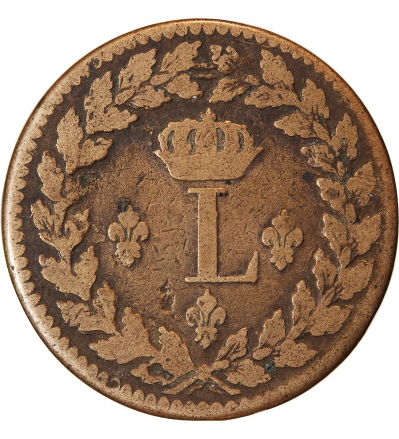 LOUIS XVIII - DECIME Siège de Strasbourg 1815 BB Sans point