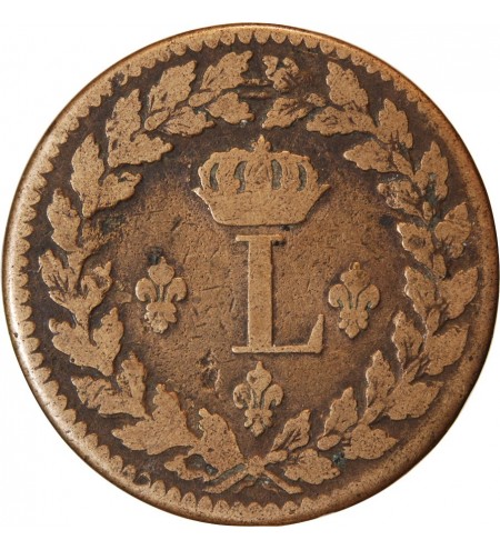 LOUIS XVIII - DECIME Siège de Strasbourg 1815 BB Sans point