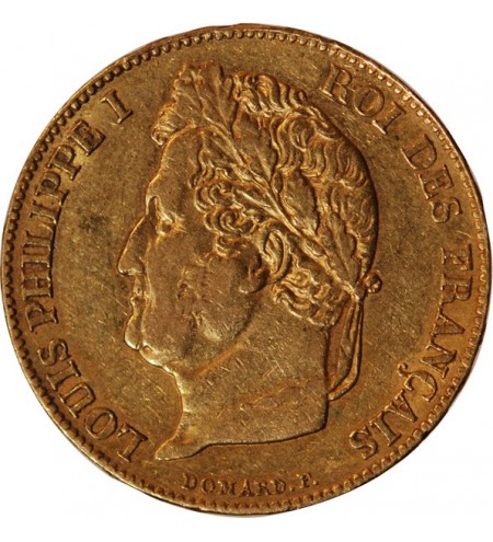 LOUIS PHILIPPE﻿ Ier - 20 FRANCS OR 1848 A PARIS﻿