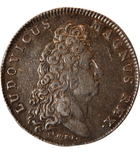 ETATS DE BRETAGNE, LOUIS XIV - JETON ARGENT 1703 VANNES