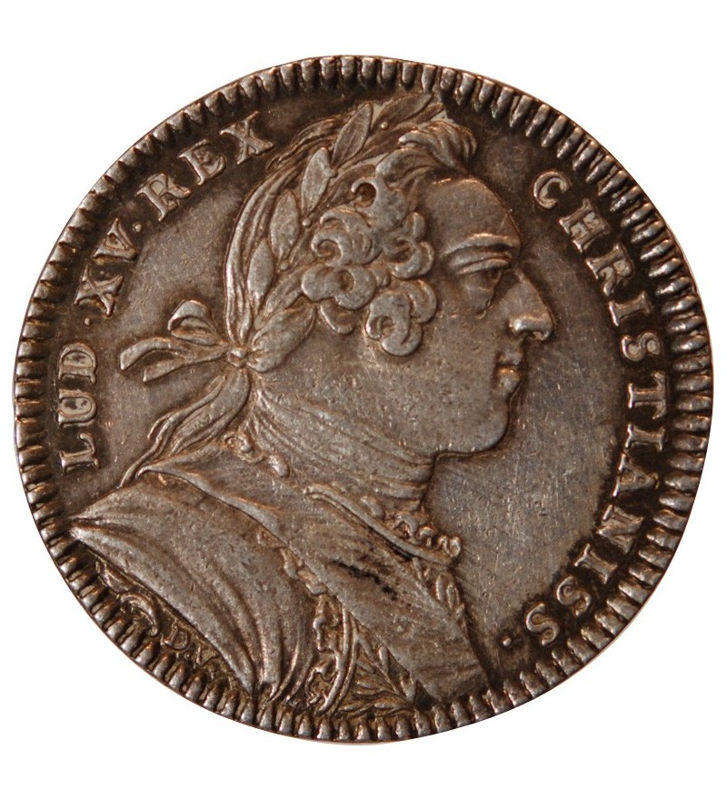 TRESOR ROYAL, LOUIS XV - JETON ARGENT 1751