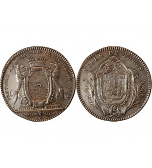 MAIRE DE PARIS, J.B.F. DE LA MICHODIERE - JETON ARGENT 1773﻿ 2