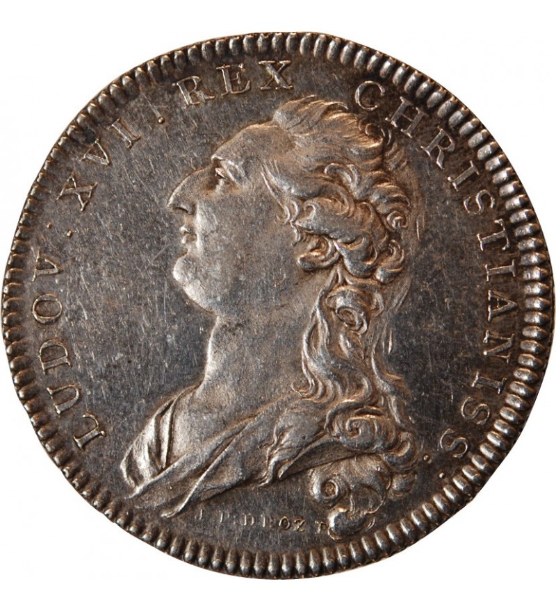 ACADEMIE & SOCIETES SAVANTES, ARCHITECTURE, LOUIS XVI - JETON ARGENT