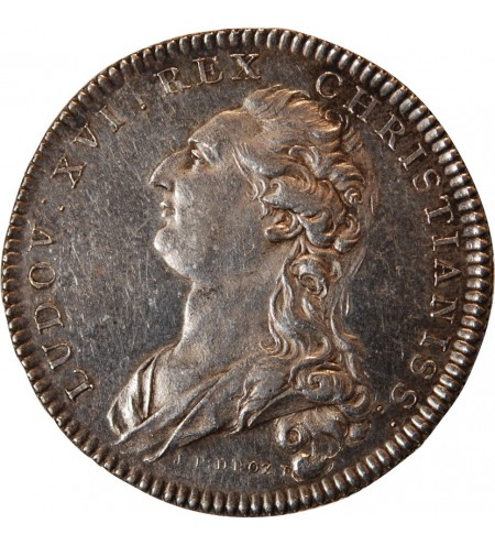 ACADEMIE & SOCIETES SAVANTES, ARCHITECTURE, LOUIS XVI - JETON ARGENT