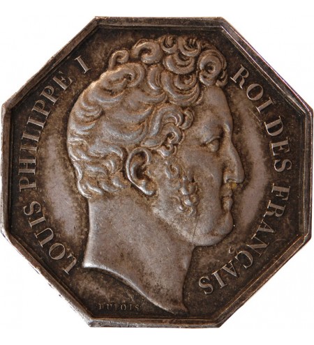 NORMANDIE, Société d'Agriculture, Sciences & d'Arts d'EVREUX - JETON ARGENT