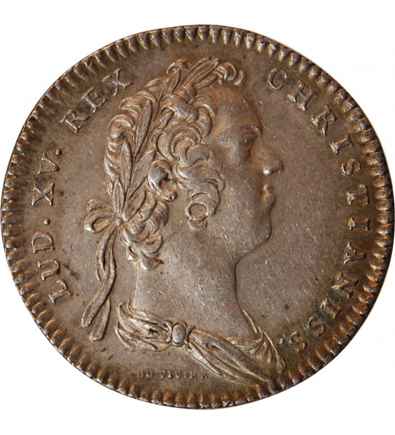 ORDRE DU ROI, ORDRE DE SAINT LOUIS, LOUIS XV - JETON ARGENT Emission de 1731