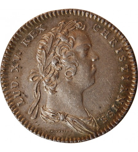 ORDRE DU ROI, ORDRE DE SAINT LOUIS, LOUIS XV - JETON ARGENT Emission de 1731
