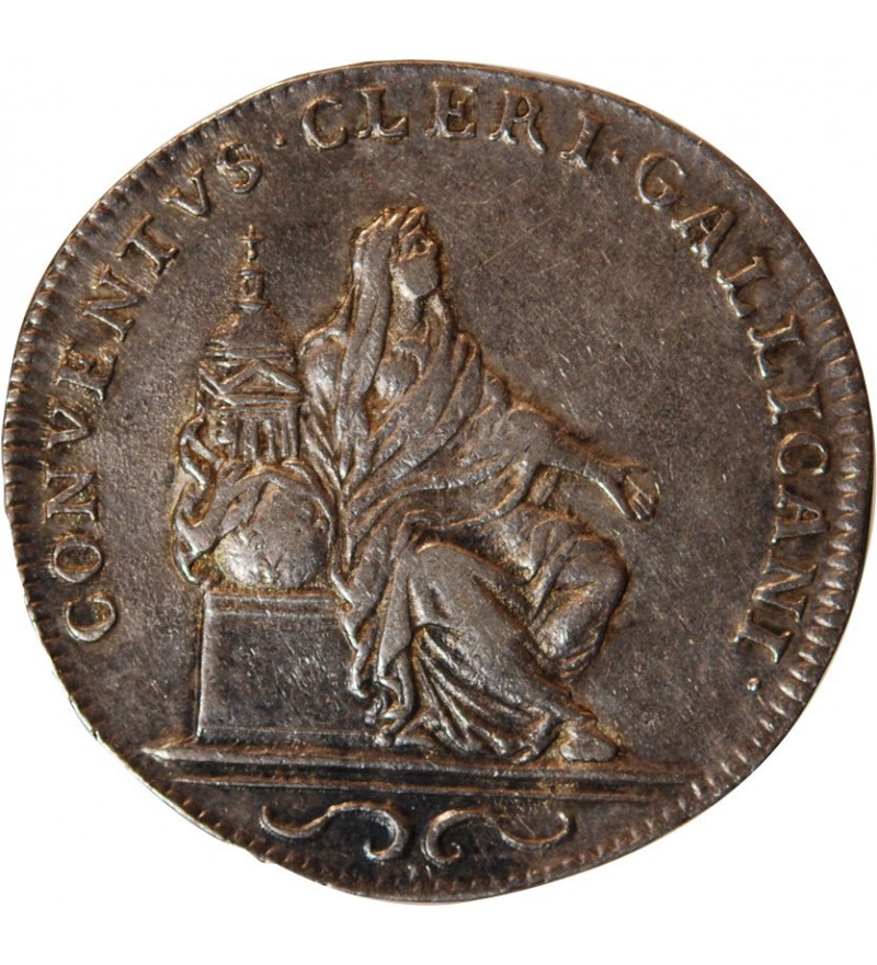 ASSEMBLEE DU CLERGE & JETONS RELIGIEUX, LOUIS XIV - JETON ARGENT 1690