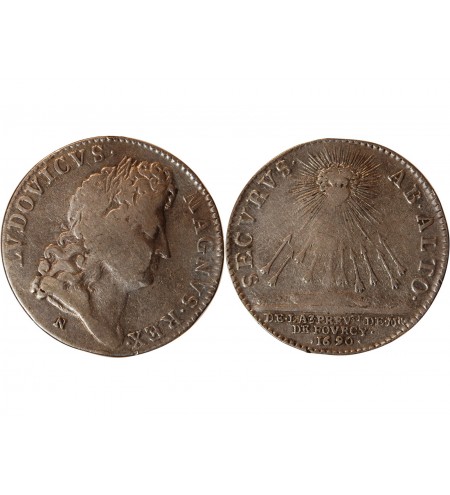 ILE DE FRANCE, PREVOT HENRI DE FOURCY - JETON ARGENT 1690