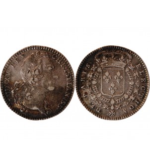 ADMINISTRATION MUNICIPALE DE PARIS, LOUIS XV - JETON ARGENT Emission de 1741 2