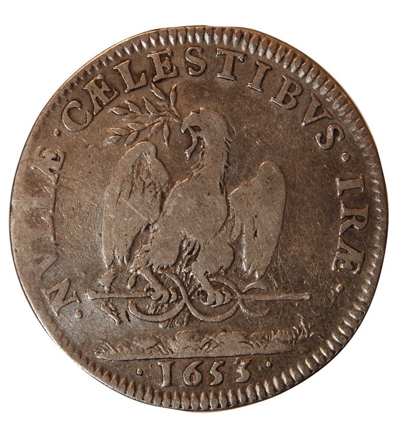 ORDINAIRE DES GUERRES, LOUIS XIV - JETON ARGENT 1653