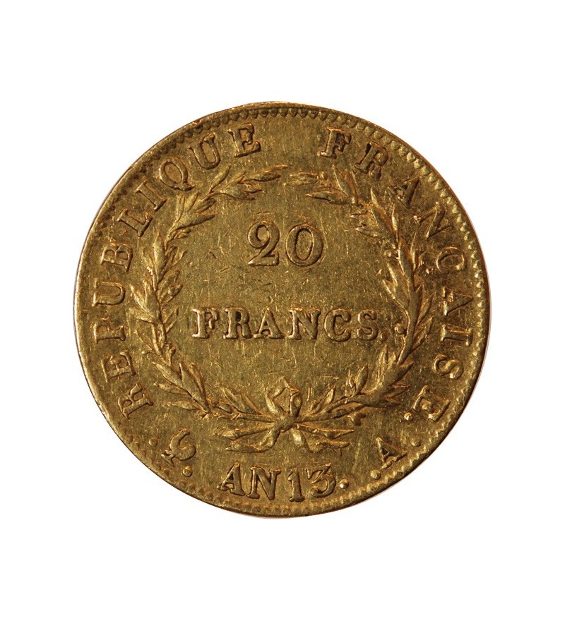 NAPOLEON Ier﻿ - 20 FRANCS OR AN 13 A PARIS﻿﻿﻿ "Calendrier révolutionnaire"