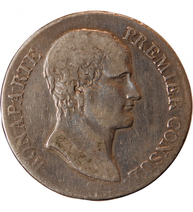 BONAPARTE Ier CONSUL﻿ - 5 FRANCS ARGENT AN 12 L BAYONNE