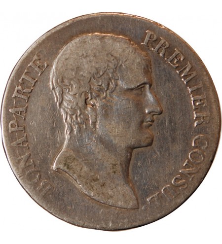 BONAPARTE Ier CONSUL﻿ - 5 FRANCS ARGENT AN 12 L BAYONNE