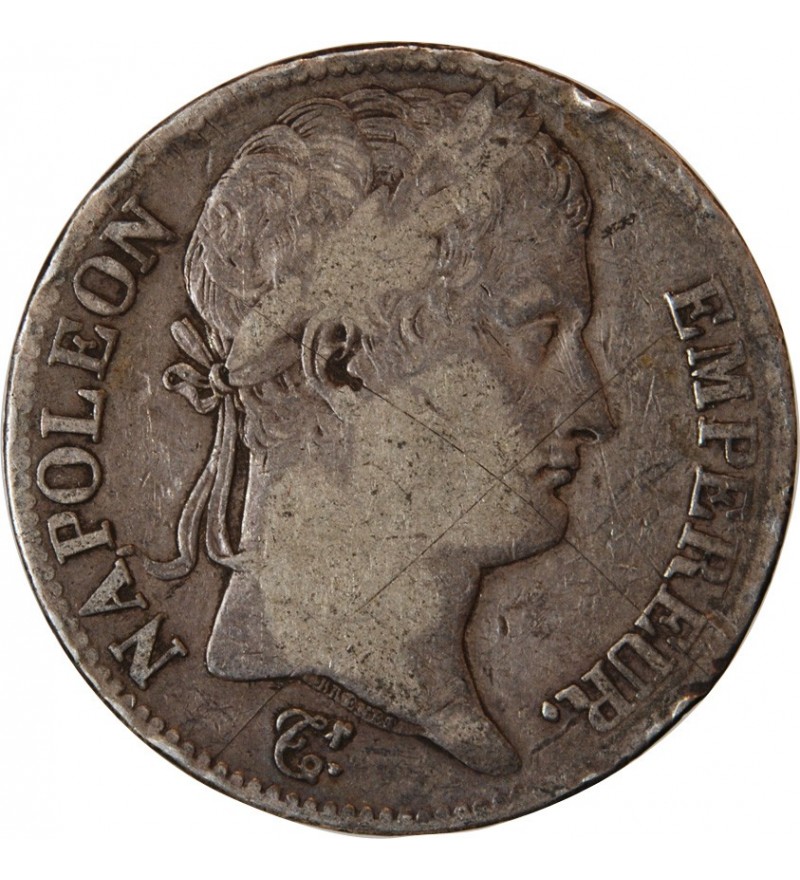 NAPOLEON Ier﻿ - 5 FRANCS ARGENT 1813 A PARIS﻿