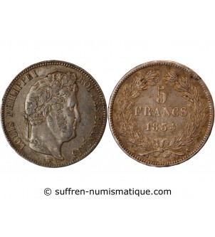 LOUIS PHILIPPE﻿ - 5 FRANCS ARGENT 1834 A PARIS