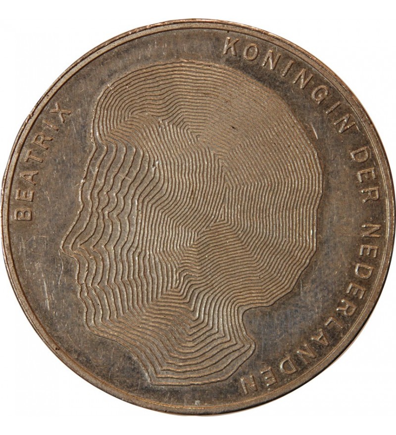 PAYS-BAS, BEATRIX - 50 GULDEN ARGENT 1990