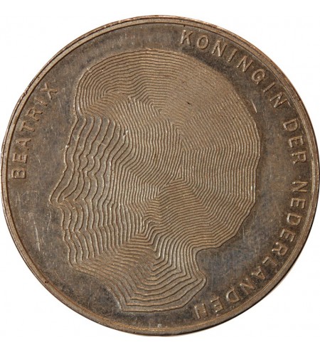 PAYS-BAS, BEATRIX - 50 GULDEN ARGENT 1990