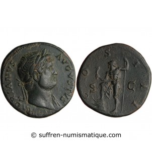 HADRIEN - SESTERCE BRONZE ROME﻿ 126